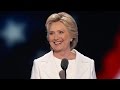 Hillary Clinton Full Speech at the Democratic National Convention