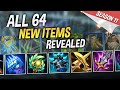 ALL 64 NEW ITEMS REVEALED! LEAGUE OF LEGENDS SEASON 11