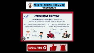 Comparative Adjectives - Intro to MAIN video