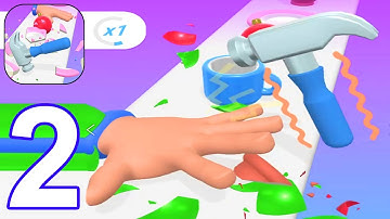 Hammer It: Smash & Hit - Gameplay Walkthrough Part 2 - All Levels 8-14 (Android, iOS)