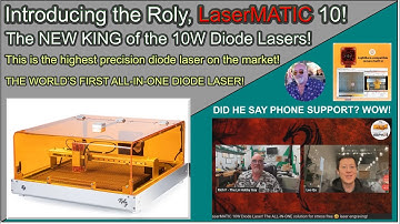 🆕 Maak kennis met de Roly LaserMATIC 10! De NIEUWE KONING onder de 10W diodelasers!