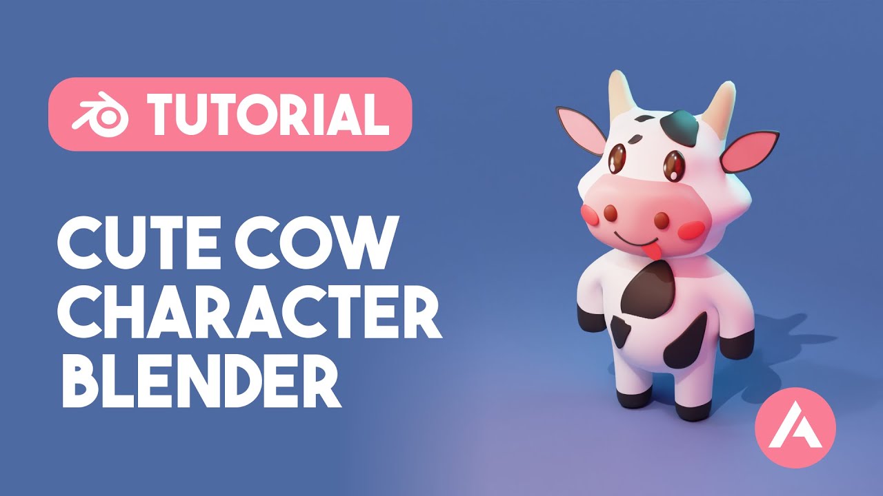 How to make a Cow Character | Blender Tutorial - YouTube
