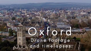 Oxford (England) - 4k drone footage, timelapses and video footage with Nikon D850 HD