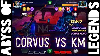 Abyss of Legends - Corvus Glaive vs Killmonger