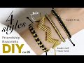 4가지 쉬운 매듭팔찌 만들기🌟4-easy macrame bracelet 幸運手環 Pulsera de nudo マクラメブレスレット | soDIY #85