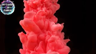 Подводный Выстрел Розовыми Чернилами Футаж /  Underwater Pink Ink Shot Footage