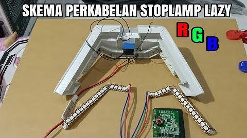 skema perkabelan stoplamp lazy RGB || 100% pasti bisa