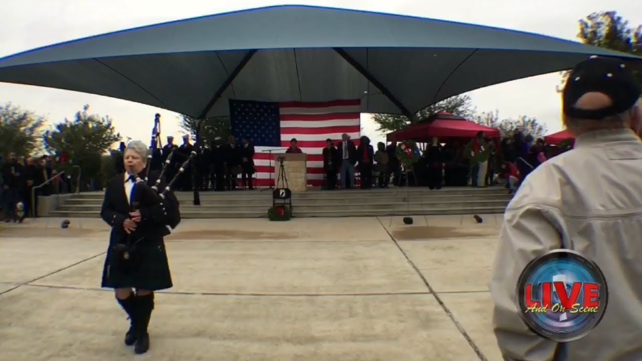 Beautiful End to the ‘17 Wreaths Across AmericaSan Antonio,TX ceremony at Fort Sam Houston