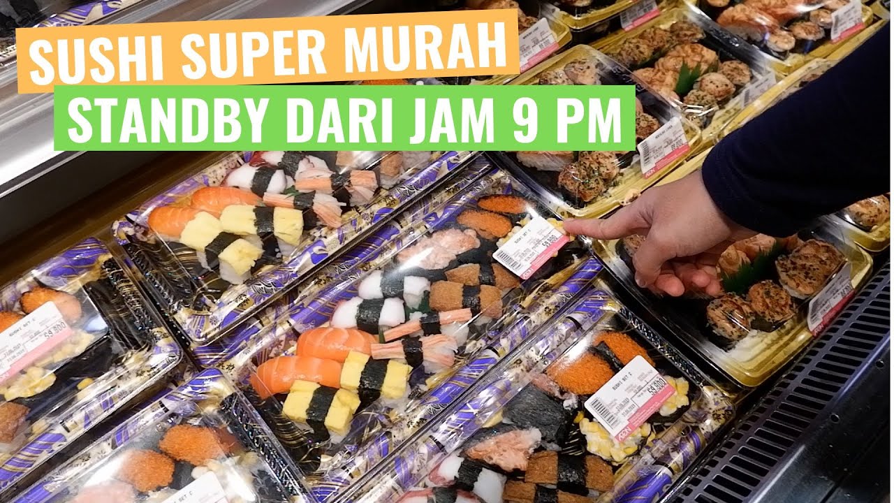 ADA SUSHI SUPER MURAH DI AEON MALL BSD! BISA MAKAN SUSHI SEPUASNYA