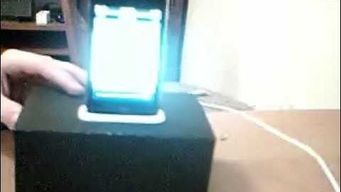 My homemade ipod dock!