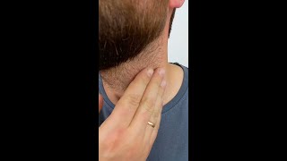Testing out the bare blade of the Babyliss MT726E on a full week of neck growth