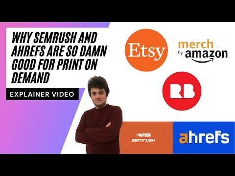 Why I think Ahrefs and SEMrush are EASILY the Best Print On Demand SEO Keyword Methods Episode cover