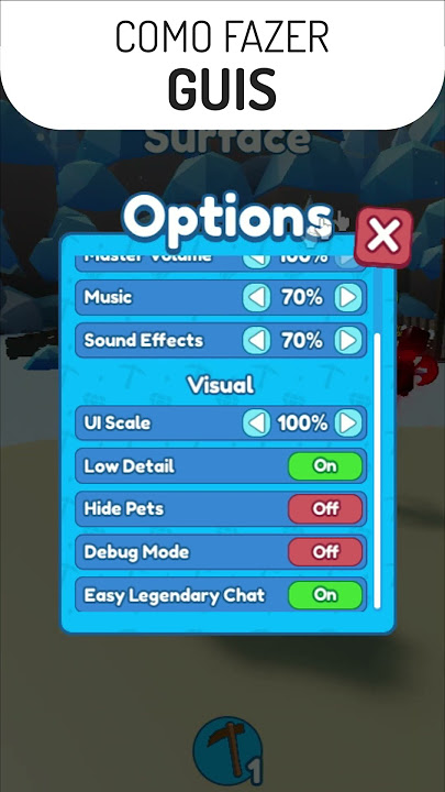 Como fazer GUIs no Roblox?? #shorts