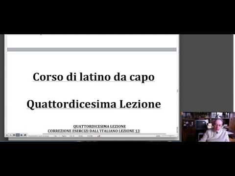 Latino da capo