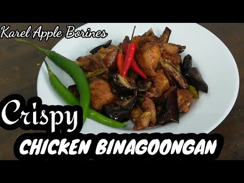 Como cozinhar frango crocante binagoongan | Karel de Apple Borines