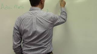 Advanced Math lesson 25