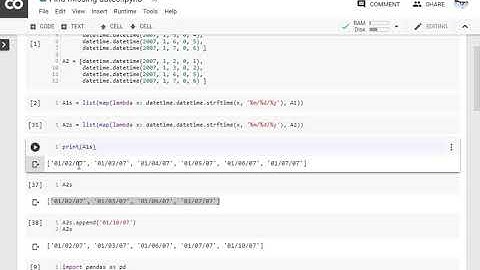Find missing dates in a given two lists of dates
