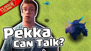 How To Get Pekka To Talk And Chase A Butterfly Clash of Clans Easter Egg
