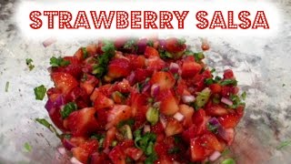 How to make strawberry salsa -