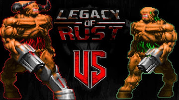 Cyberdemon vs Tyrant - DOOM: Legacy of Rust - Monster Infighting - RETRO ARENA