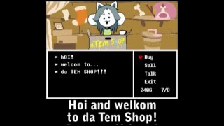 Undertale - Tem Shop Original Lyrics
