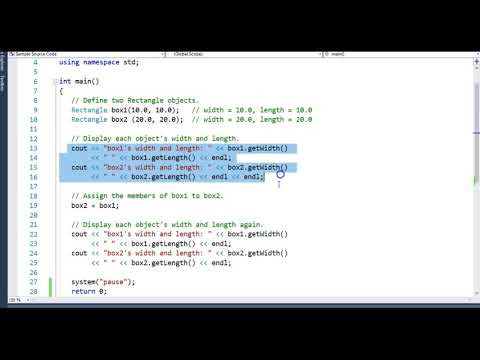 Memberwise Assignment