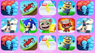 Countmaster, Hill Climb Racing, Join Clash, Minion Rush, Sky Roller,Sonic Dash, Talking Tom Gold Run screenshot 1