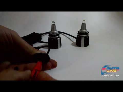 CAN 3D LED-лампи для лінз H11 з кварцовою трубкою 360 градусів — B-Power SL LED R10 H11 CAN 6000 K 25000 Lm 120W, видео 1