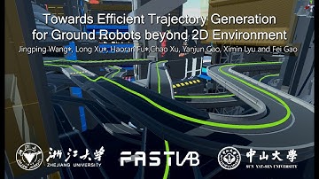 Towards Efficient Trajectory Generation for Ground Robots beyond 2D Environment