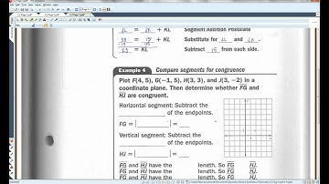 1.2 Use Segments and Congruence