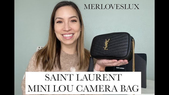 SAINT LAURENT MINI LOU CAMERA BAG REVIEW - IS THIS BAG WORTH IT? (+ where  to buy it UNDER retail!) 