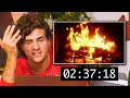 Reacting to Christmas Yule Logs Burning for 2 Hours 37 Minutes 🔥(HD)