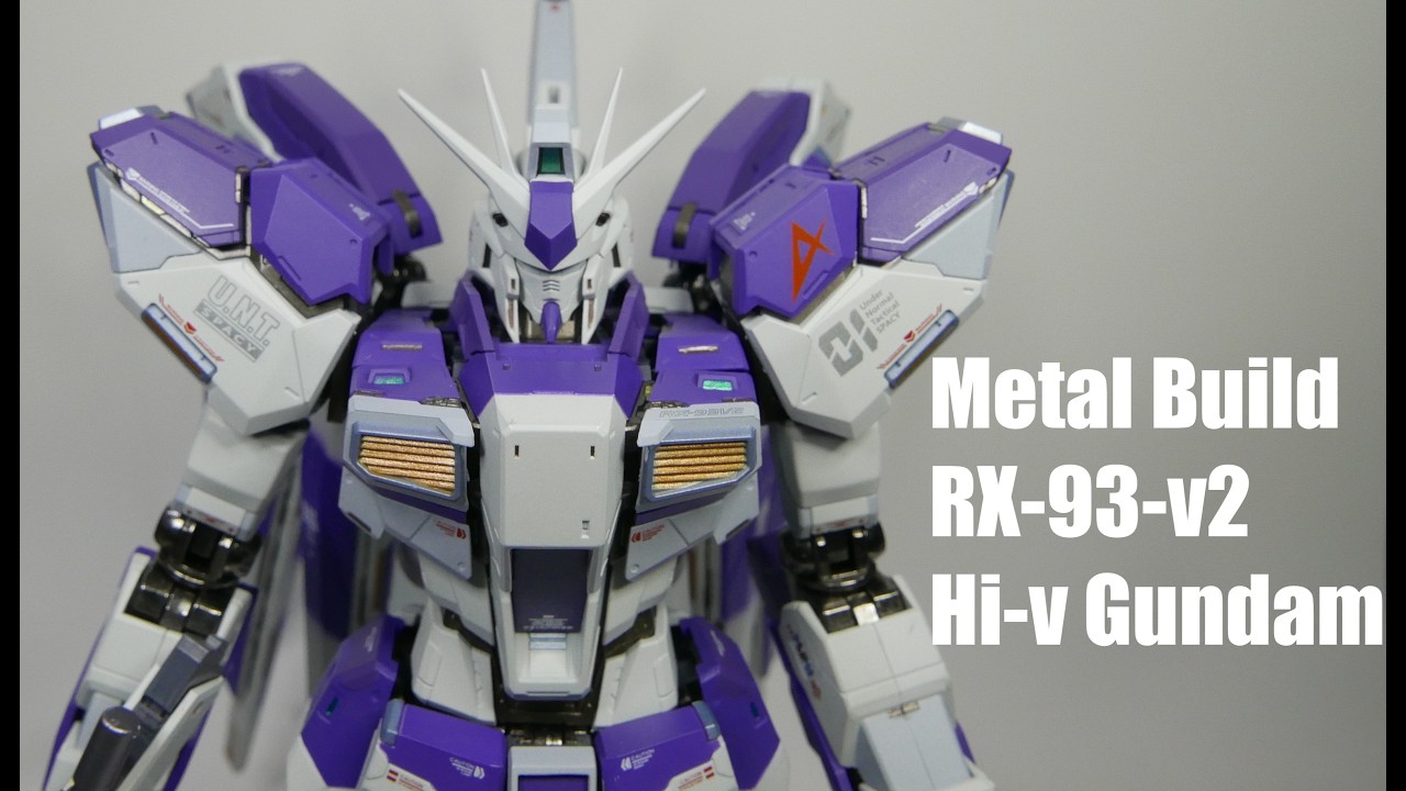 Metal Build RX-93-v2 Hi-v Gundam - YouTube
