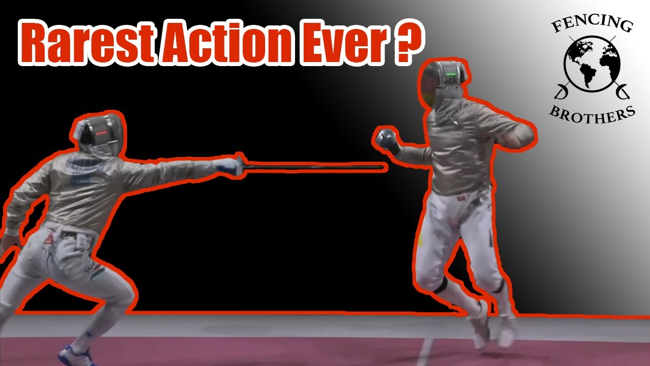 RAREST Move in fencing ? [Sabre Action Ep1] YouTube