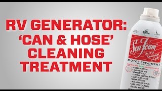 The best way to clean a RV generator engine (shows Onan in demo)