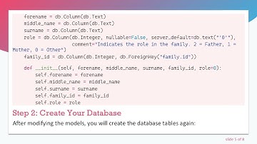 Resolving InterfaceError in Python (Flask, SQLAlchemy) for Family Tree Database