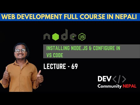 NodeJS Tutorial: Installing Node.js in VS Code | DEV COMMUNITY NEPAL