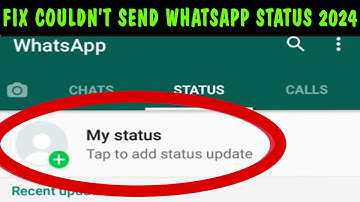 whatsapp status error "couldn