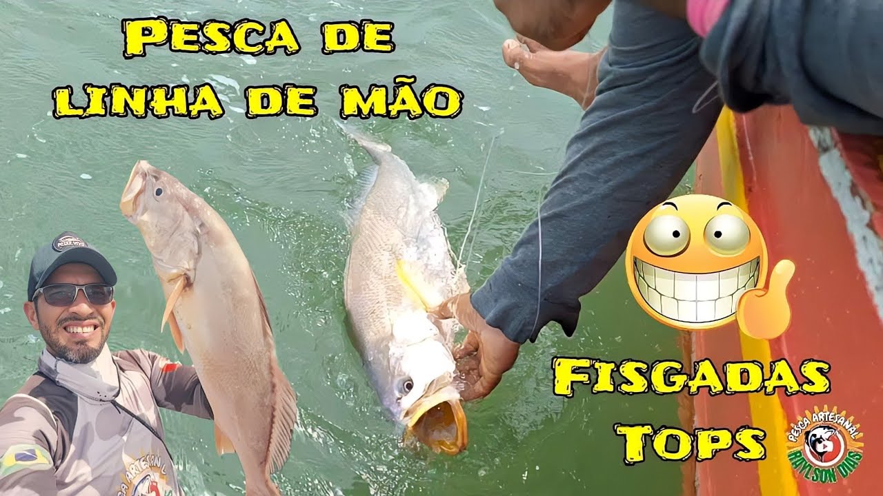 PESCA DE LINHA DE MÃO,  comemorando 14 mil inscritos 🤩