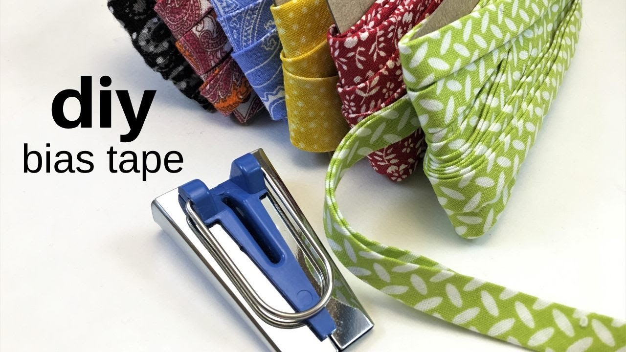 How To Make Bias Binding Tape ⋆ Hello Sewing