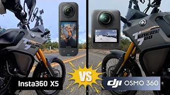 Insta360 X5 vs DJI Osmo 360 for Motorcycling | Head to Head Comparison