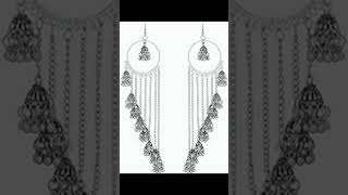 Silver Colour Ki Earring Earring Short Video Fashion Duniya