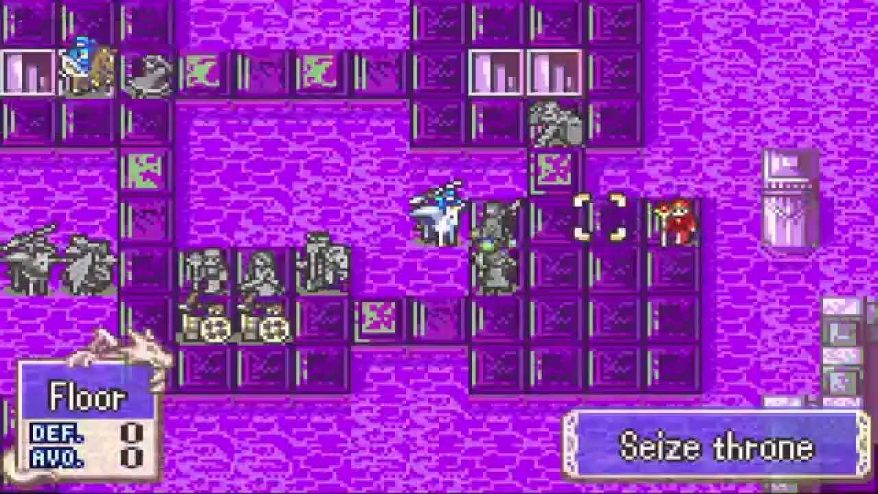 Fire Emblem: Blazing Sword - Hector Hard Mode (Chapter 28x) - YouTube