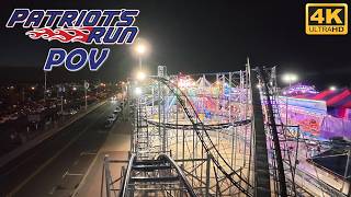 Patriots Run POV (4K 60FPS), Jenkinsons Boardwalk SBF Cyclon Coaster | Non-Copyright