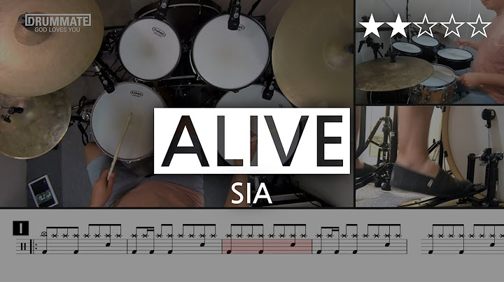 Alive Drums version - Drums performance video thumbnail