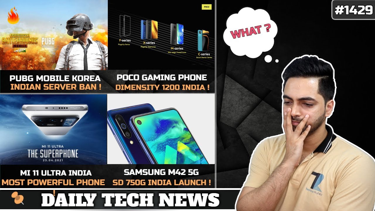 PUBG Mobile Korea India Ban🙄,POCO Gaming Phone India,Flipkart Bitcoin,Mi 11 Ultra India 23rd,M42 5G