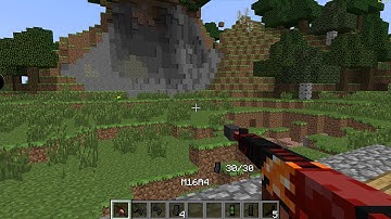 Minecraft Mod Showcase Part 2! Flans Mod GUNS!