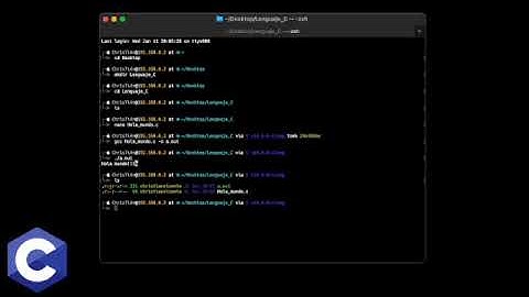 Crear, compilar y ejecutar un archivo en C desde el terminal 💻.
