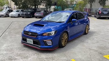 Subaru WRX STI MY18-20 LED DRL SEQUENTIAL TURN Signal Front Fog light Bezels CT AUTOPARTS