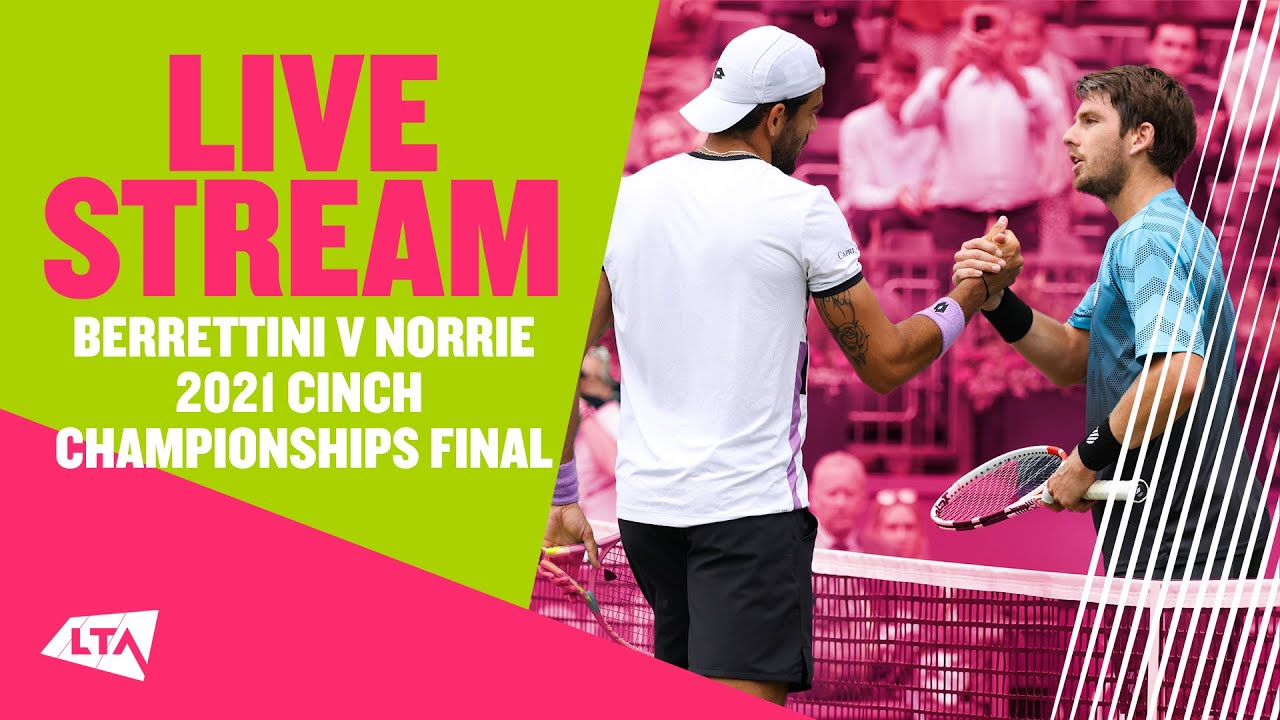 Full Match Replay - FINAL Berrettini vs Norrie 2021 cinch Championships 